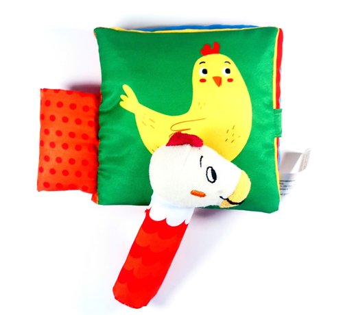 Image of Książeczka z piszczącą figurką Kurczaczek