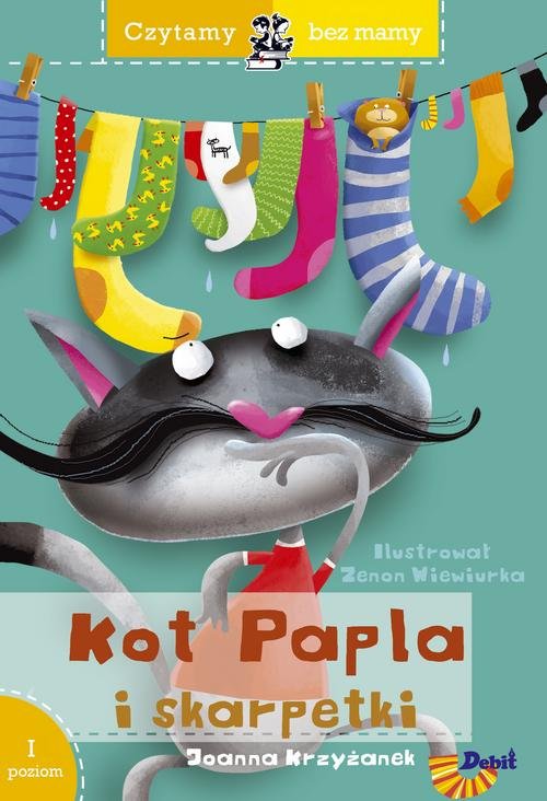 Image of Czytamy bez mamy Kot Papla i skarpetki Poziom 1 Pierwsze kroki