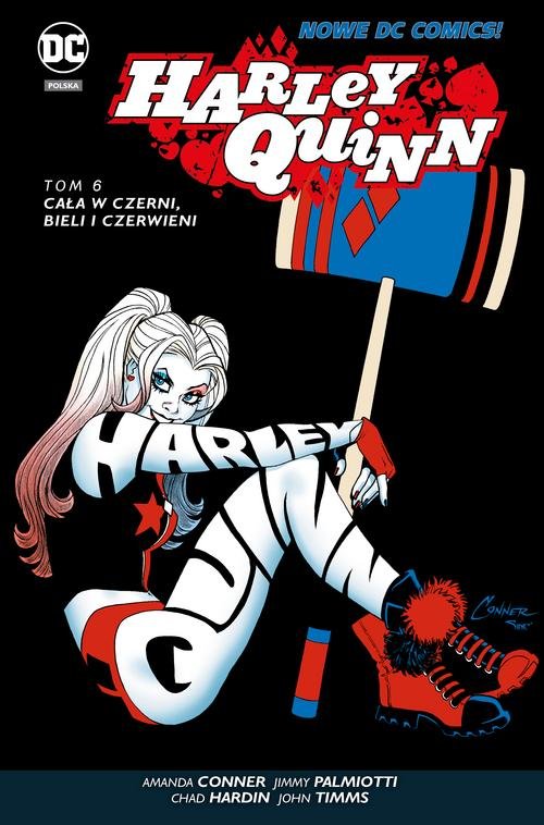 Image of Harley Quinn Tom 6 Cała w czerni bieli i czerwieni