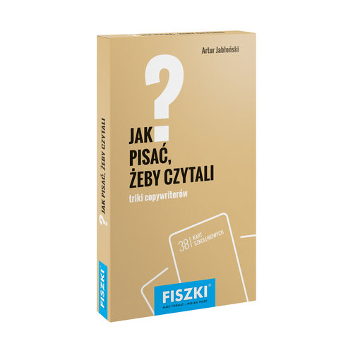 Image of Fiszki Jak pisać żeby czytali