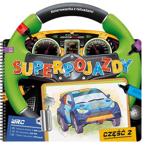 Image of Superpojazdy Kolorowanka z tatuażami część 2