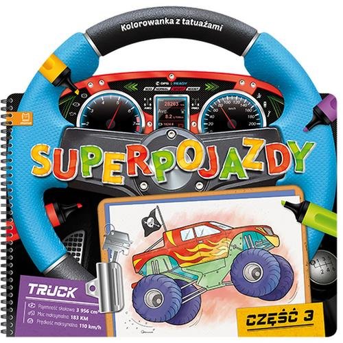 Image of Superpojazdy Kolorowanka z tatuażami część 3