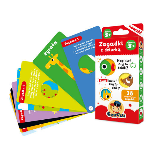 Image of CzuCzu Zagadki z dziurką dla dzieci 3+