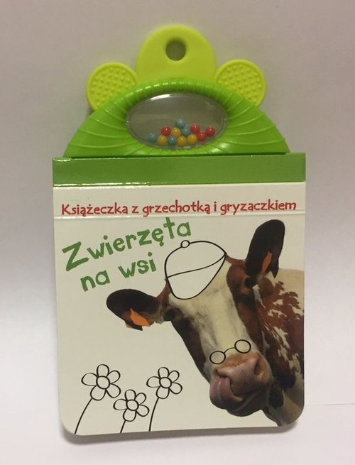 Image of Książeczka z grzechotką i gryzaczkiem Zwierzęta na wsi