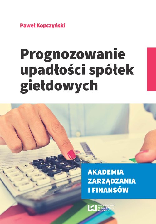 Image of Prognozowanie upadłości spółek giełdowych