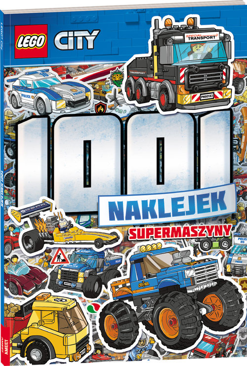 Image of LEGO CITY 1001 naklejek Supermaszyny