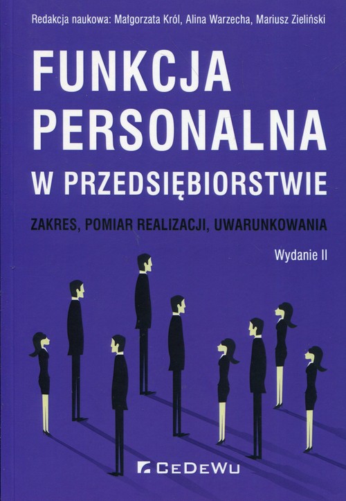 Image of Funkcja personalna w przedsiębiorstwie Zakres, pomiar realizacji, uwarunkowania