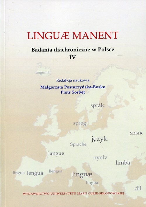 Image of Linguae manent Badania diachroniczne w Polsce IV