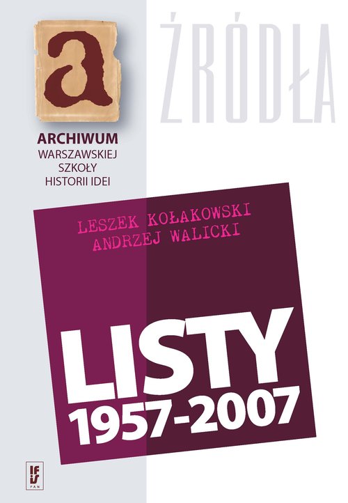 Image of Listy 1957-2007 Leszek Kołakowski Andrzej Walicki