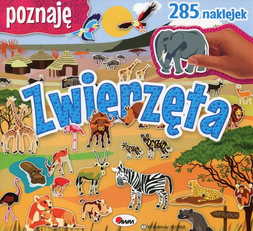 Image of Poznaję zwierzęta 285 naklejek