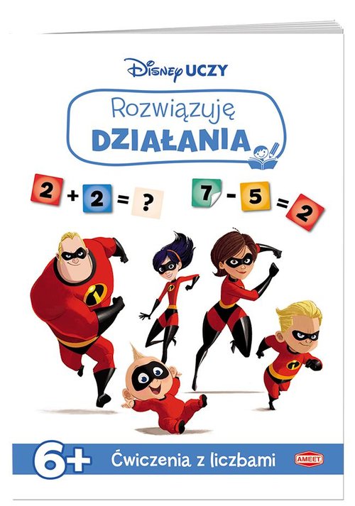 Image of Disney uczy Iniemamocni 2 Rozwiązuję działania Ćwiczenia z liczbami