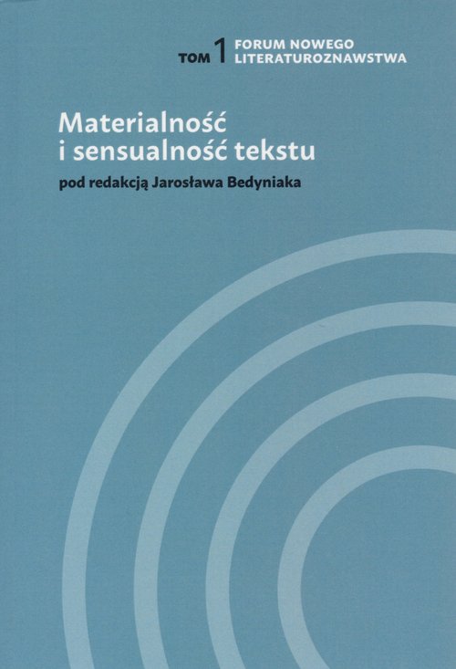 Image of Materialność i sensualność tekstu