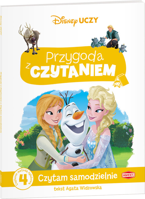 Image of Disney Uczy Przygoda z czytaniem Kraina Lodu Czytam samodzielnie poziom 4 Czytanie metodą sylabową