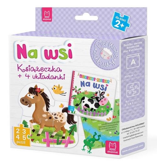 Image of Na wsi Książeczka i cztery układanki Puzzle dla malucha