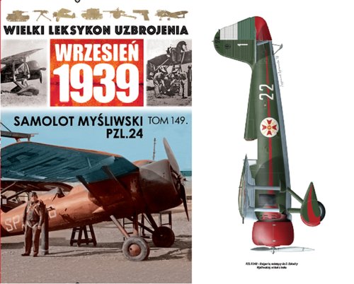 Image of Wielki Leksykon Uzbrojenia Wrzesień 1939 Tom 149 Samolot myśliwski PZL.24