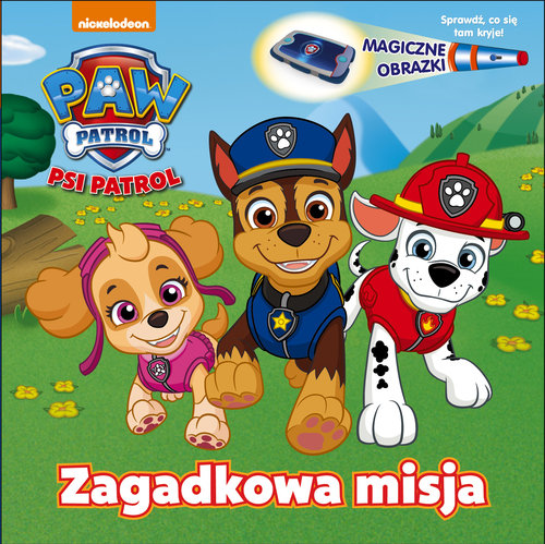 Image of Psi Patrol Książka twardostronicowa z latarką Zagadkowa misja