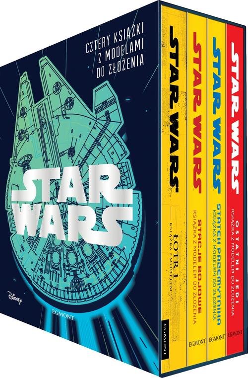 Image of Star Wars Cztery książki z modelami do złożenia