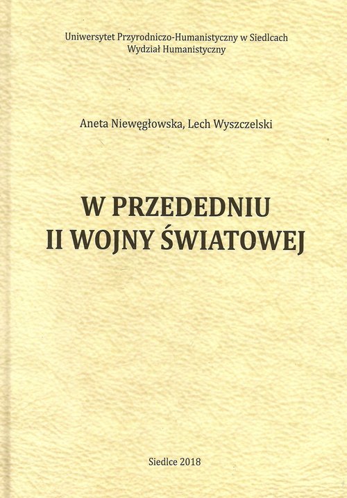 Image of W przededniu II wojny światowej