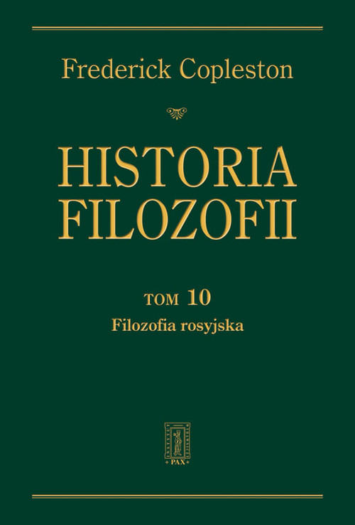 Image of Historia filozofii Tom 10 Filozofia rosyjska