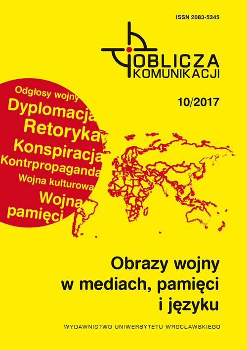 Image of Obrazy wojny w mediach, pamięci i języku