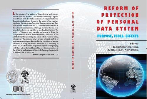 Image of Reform of Protection of Personal Data System Purpose, Tools, Efffects