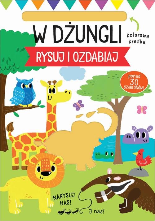Image of Rysuj i ozdabiaj Szablony W dżungli