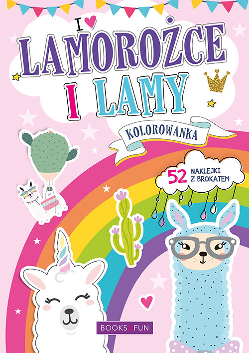 Image of Kolorowanka Lamorożce z naklejkami