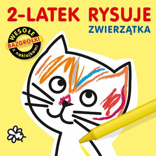 Image of 2-latek rysuje. Zwierzątka
