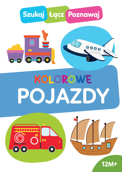 Image of Szukaj łącz poznawaj. Kolorowe pojazdy