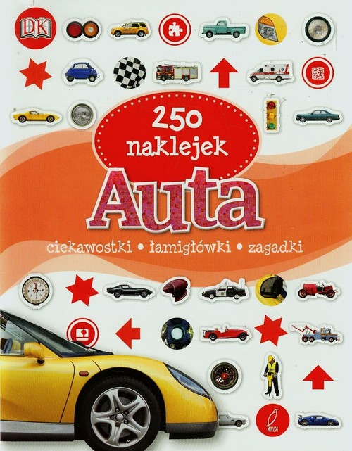 Image of Auta 250 naklejek ciekawostki, łamigłówki, zagadki