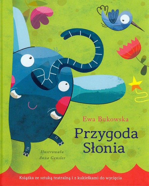 Image of Przygoda słonia. Książka ze sztuką teatralną i z kukiełkami do wycięcia