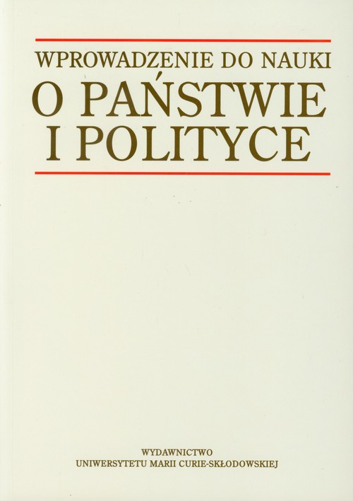 Image of Wprowadzenie do nauki o państwie i polityce
