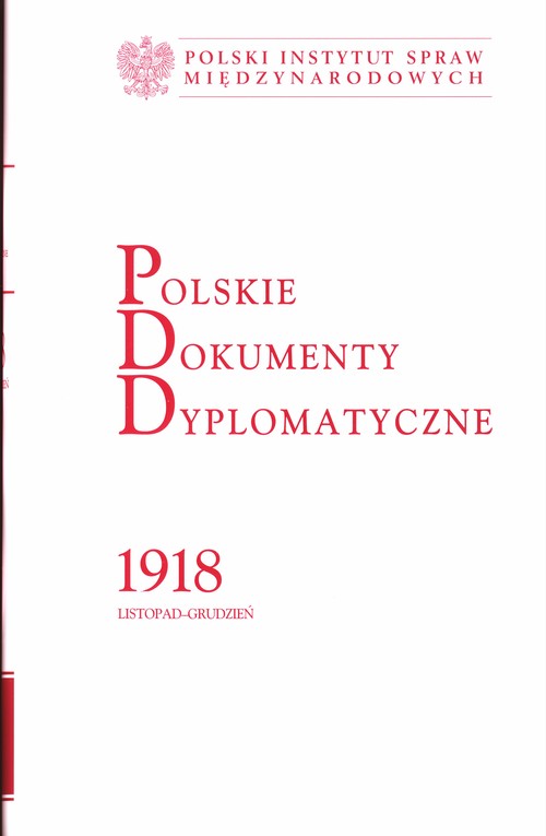 Image of Polskie Dokumenty Dyplomatyczne 1918 Listopad - Grudzień