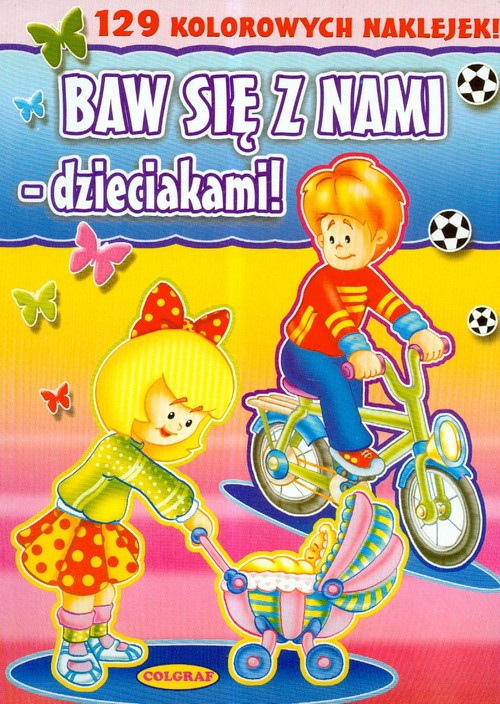 Image of Baw się z nami dzieciakami 129 kolorowych naklejek