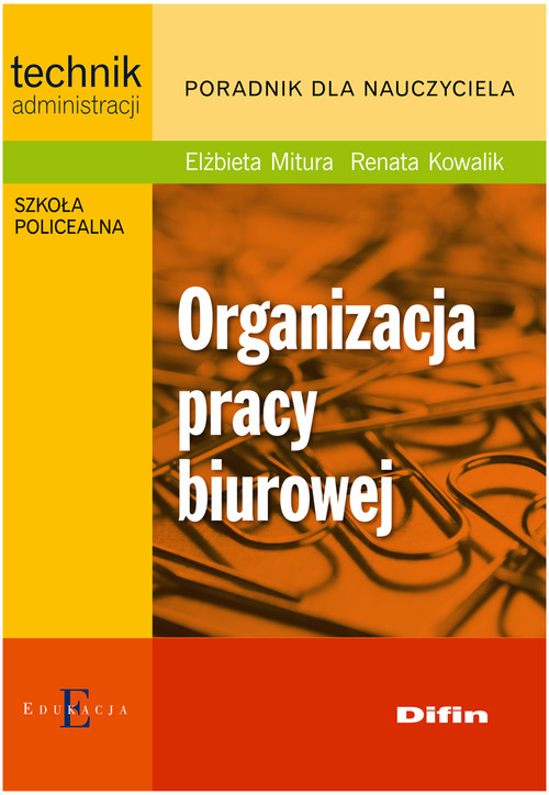 Image of Organizacja pracy biurowej Poradnik dla nauczyciela