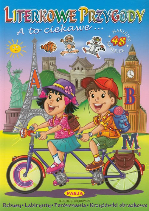 Image of Literkowe przygody A to ciekawe Rebusy Labirynty Porównania Krzyżówki obrazkowe