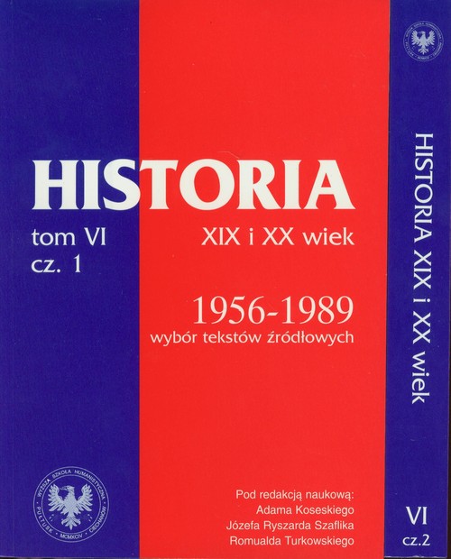 Image of Źródła do dziejów Polski w XIX i XX wieku Tom VI Część 1 i 2 Lata 1956-1989