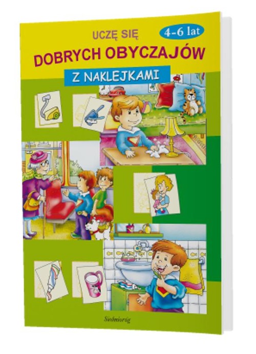 Image of Uczę się dobrych obyczajów 4-6 lat z naklejkami