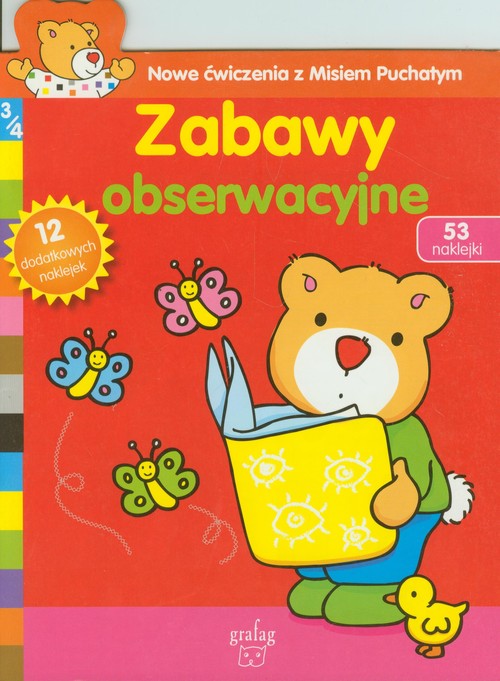 Image of Zabawy obserwacyjne Nowe ćwiczenia z Misiem Puchatym