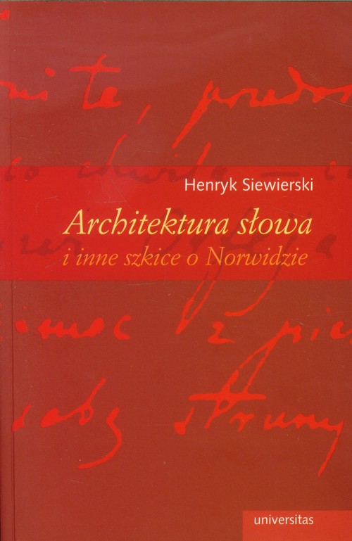 Image of Architektura słowa i inne szkice o Norwidzie