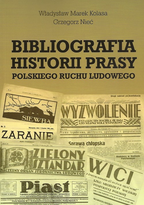 Image of Bibliografia historii prasy polskiego ruchu ludowego
