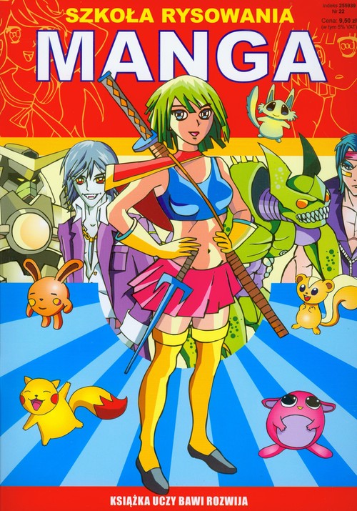 Image of Szkoła rysowania Manga Książka uczy bawi rozwija