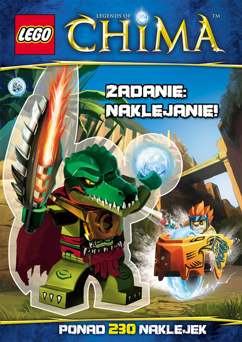 Image of Lego Legends of Chima Zadanie naklejanie Wiek 5+