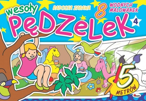 Image of Wesoły pędzelek 4 Radosna zabawa 8 wodnych malowanek