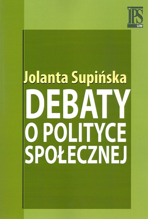 Image of Debaty o polityce społecznej