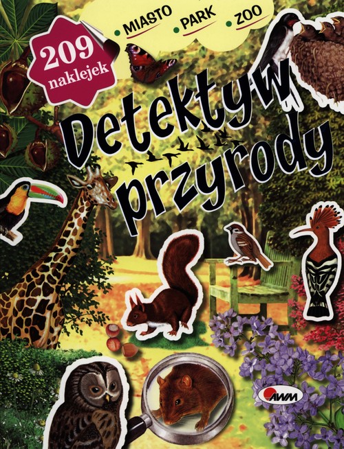 Image of Detektyw przyrody miasto park Zoo 209 naklejek
