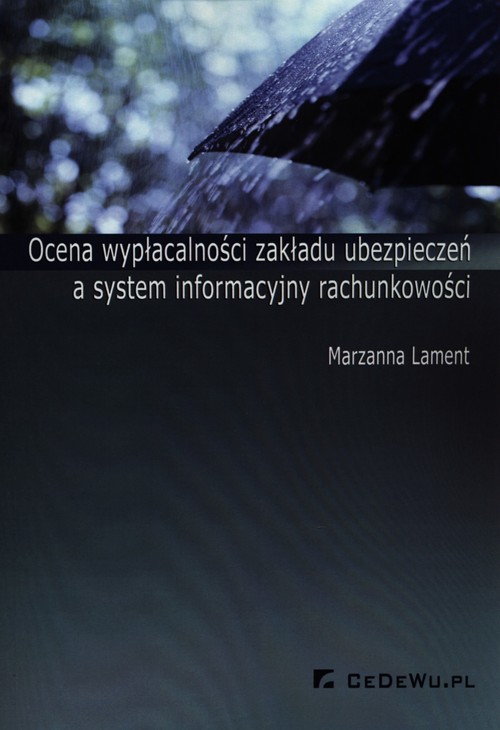 Image of Ocena wypłacalności zakładu ubezpieczeń a system informacyjny rachunkowości