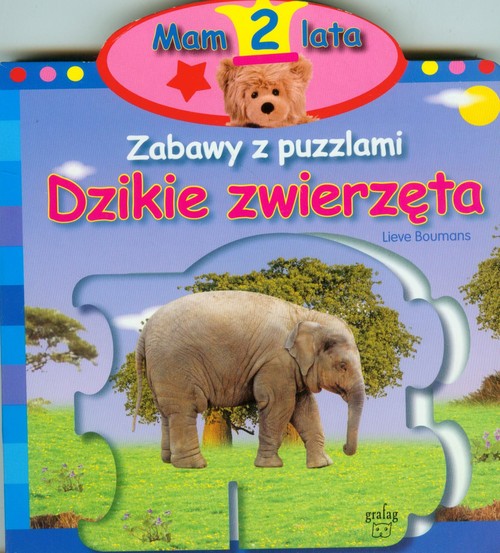 Image of Mam 2 lata Zabawy z puzzlami Dzikie zwierzęta