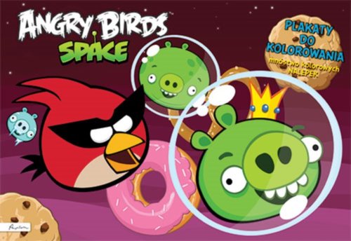 Image of Angry Birds Space Plakaty do kolorowania z naklejkami