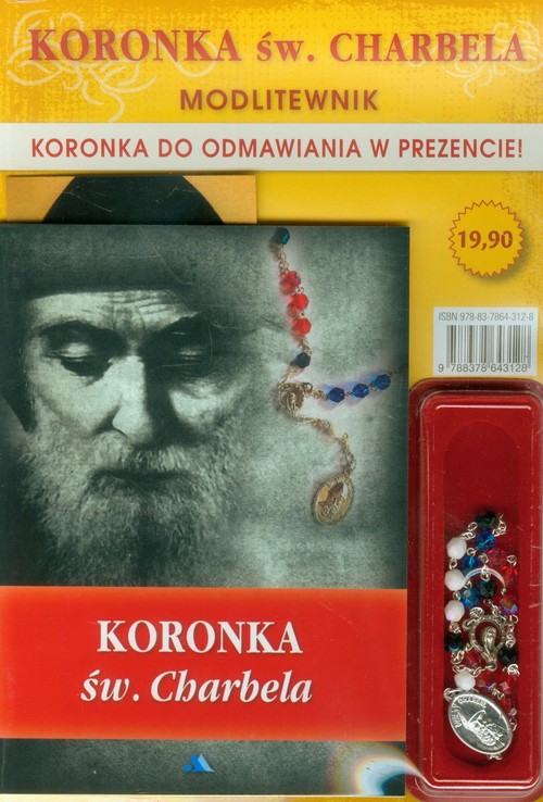 Image of Koronka do św. Charbela Modlitewnik z koronką i obrazkiem